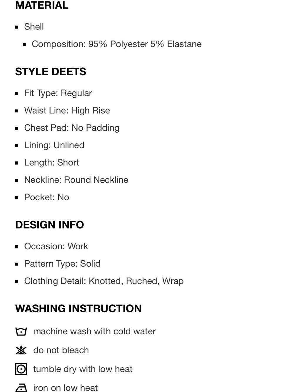 CIDER ROUND NECKLINE KNOTTED WRAP MINI DRESS - Picture 8 of 8
